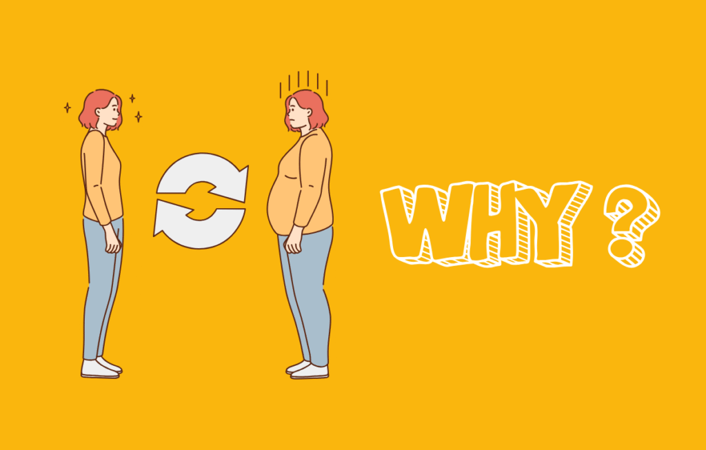 Why does one regain weight?