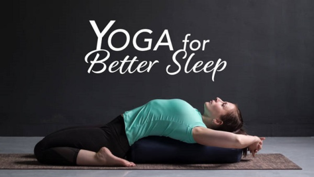 Simple Night Yoga Stretches for insomnia relief