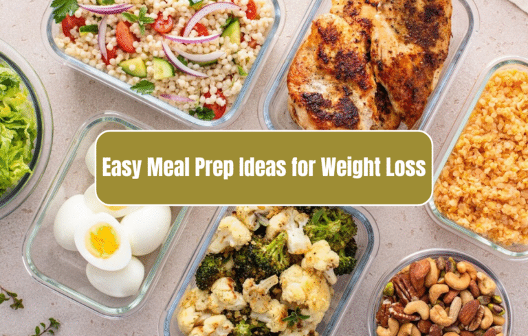 Easy Meal Prep Ideas for Weight Loss