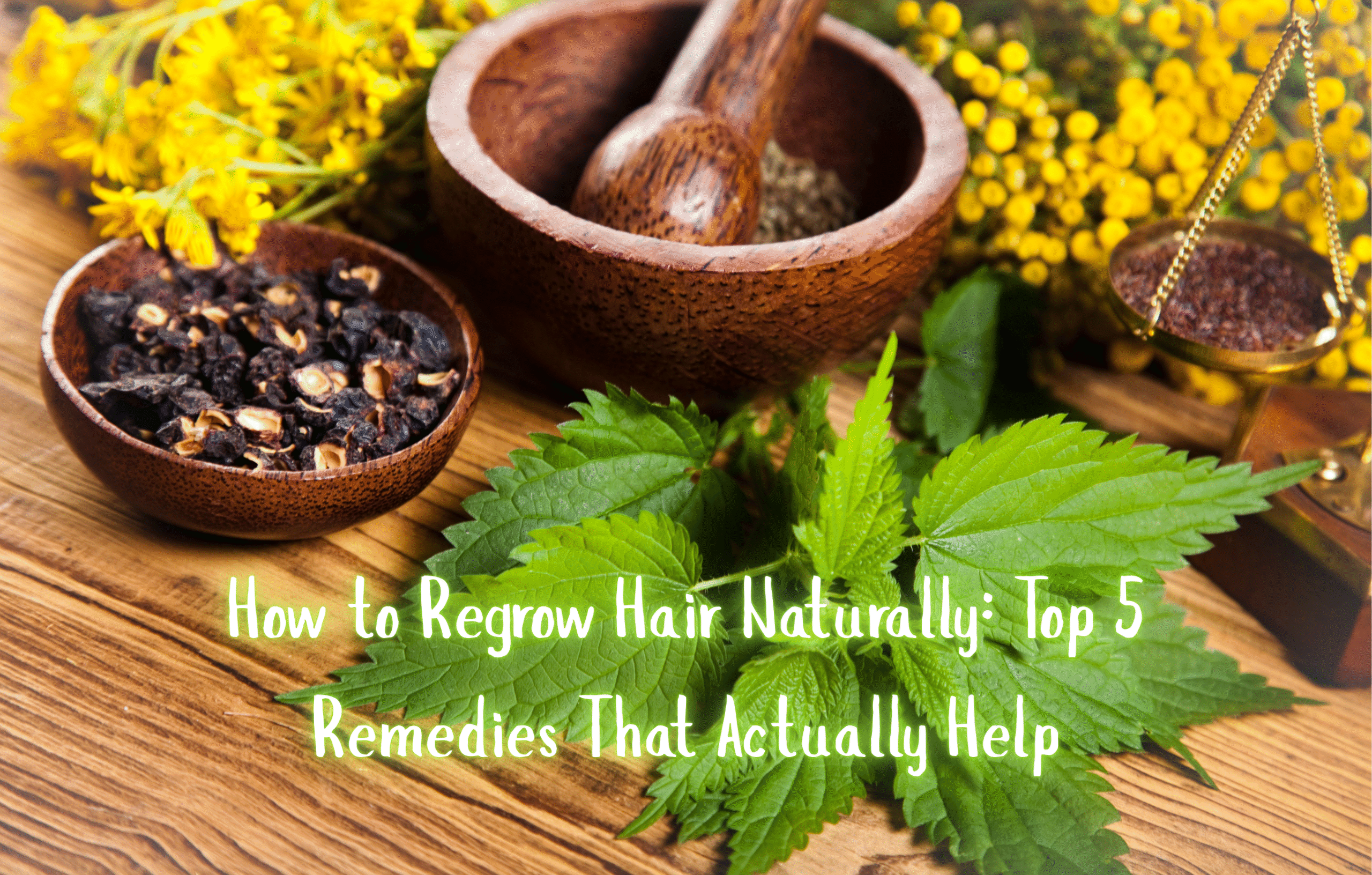 How to Regrow Hair Naturally: Top 5 Remedies That Actually Help