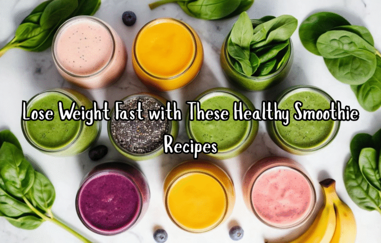 Lose Weight Fast with These Healthy Smoothie Recipes