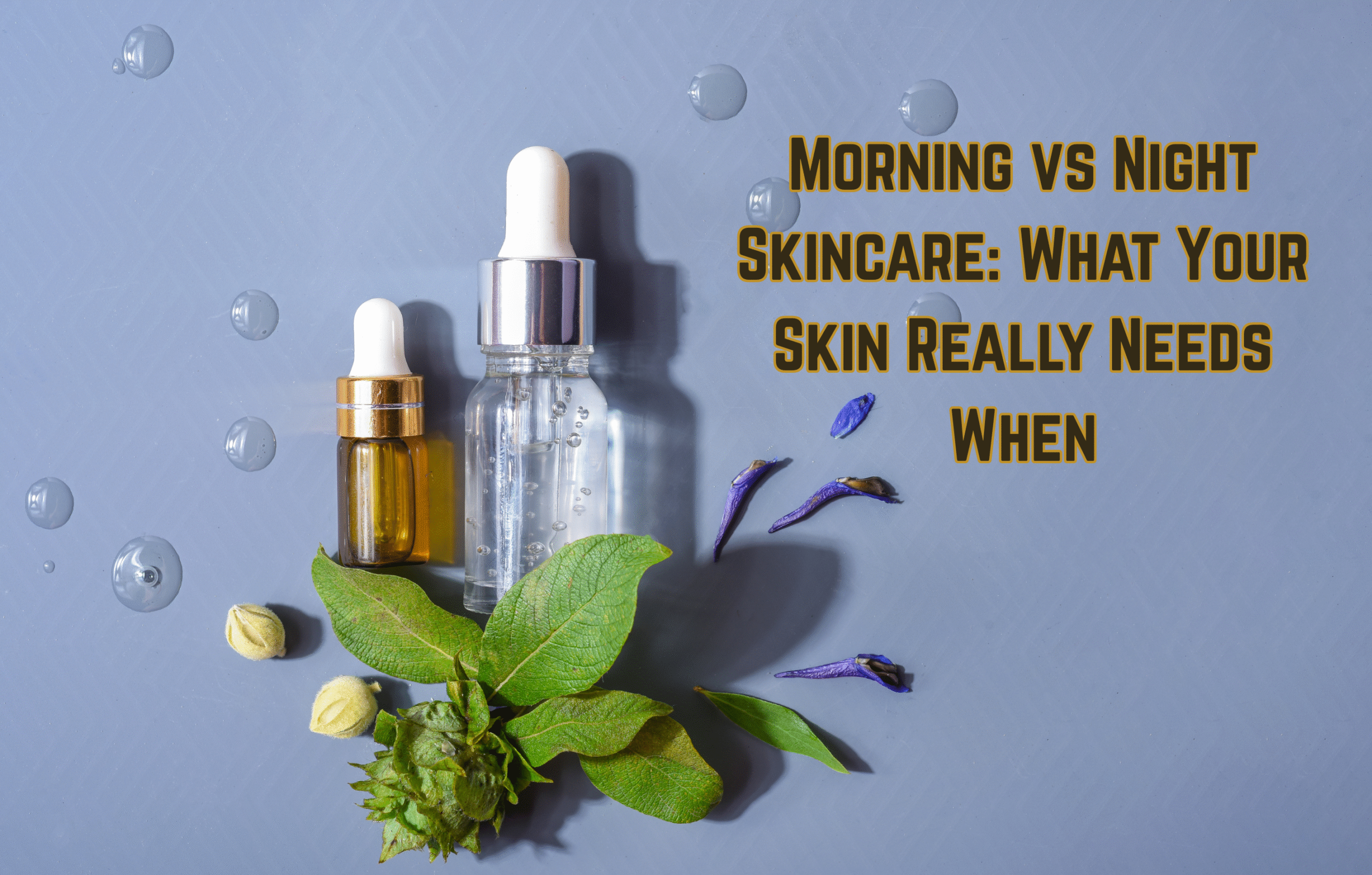 Morning vs Night Skincare: What Your Skin Really Needs When