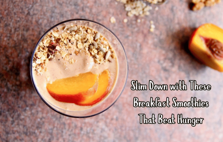 Slim Down with These Breakfast Smoothies That Beat Hunger