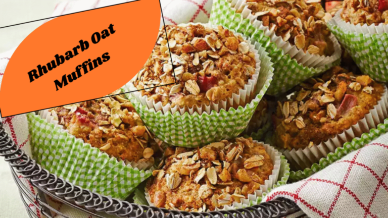 Moist Rhubarb Oatmeal Muffins Everyone Goes Crazy For