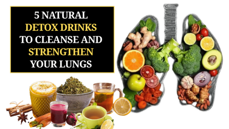 5 Natural Detox Drinks to Cleanse and Strengthen Your Lungs