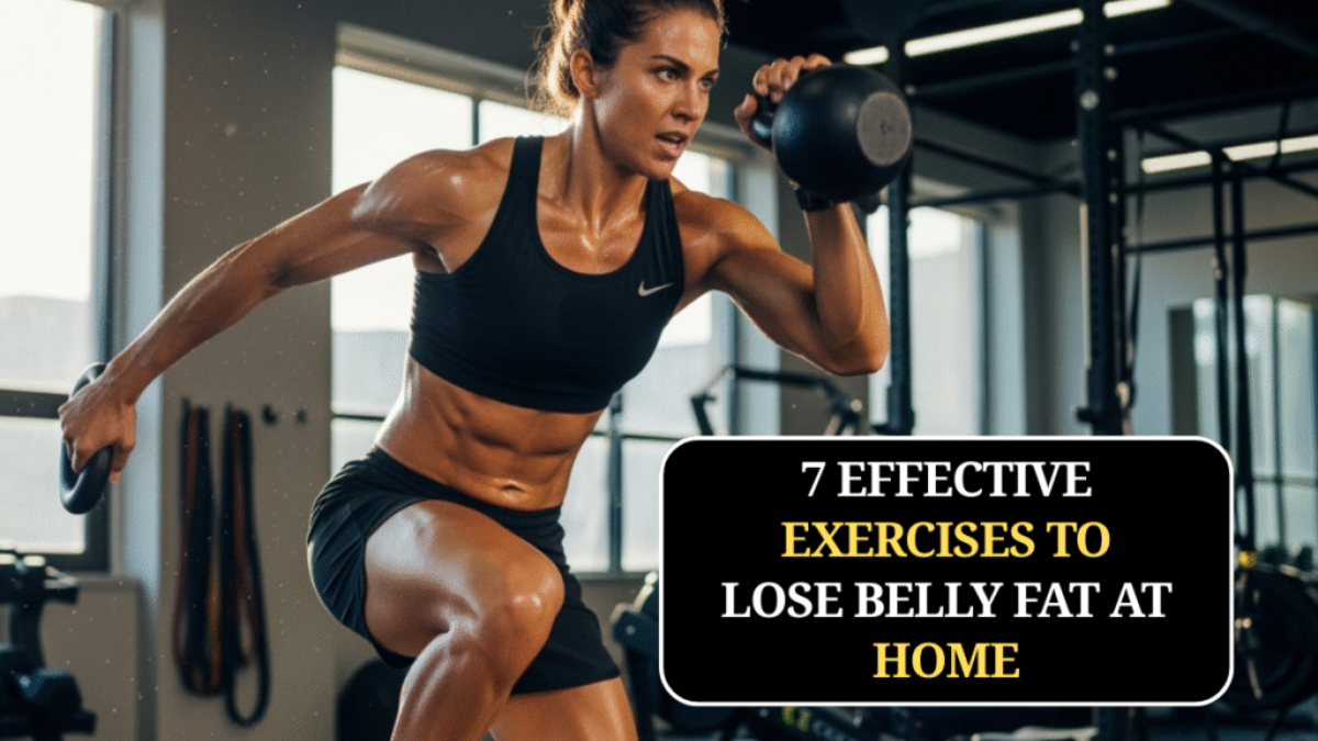 7 Effective Exercises to Lose Belly Fat at Home