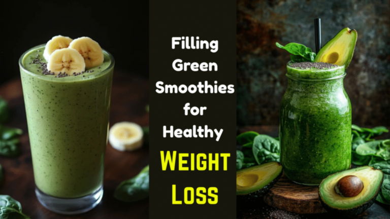 Filling Green Smoothies for Healthy Weight Loss