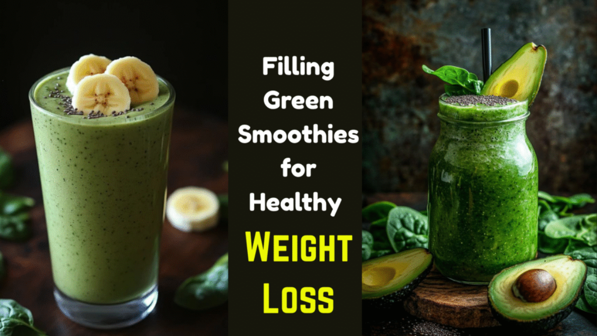 Filling Green Smoothies for Healthy Weight Loss