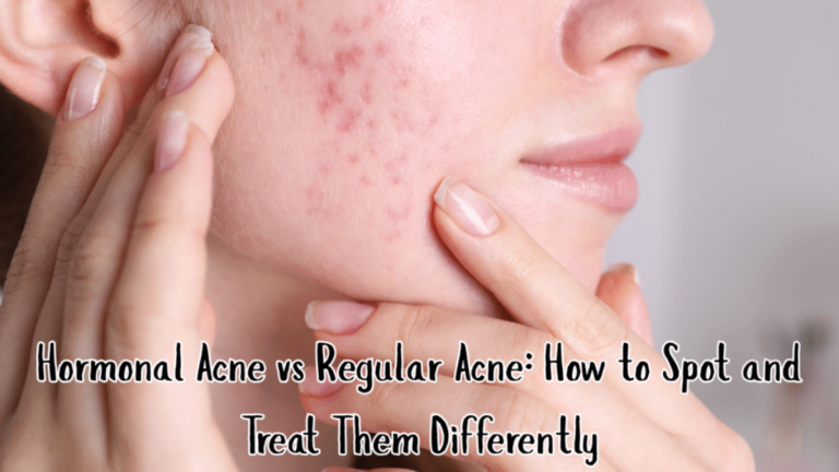 Hormonal Acne vs Regular Acne: How to Spot and Treat Them Differently